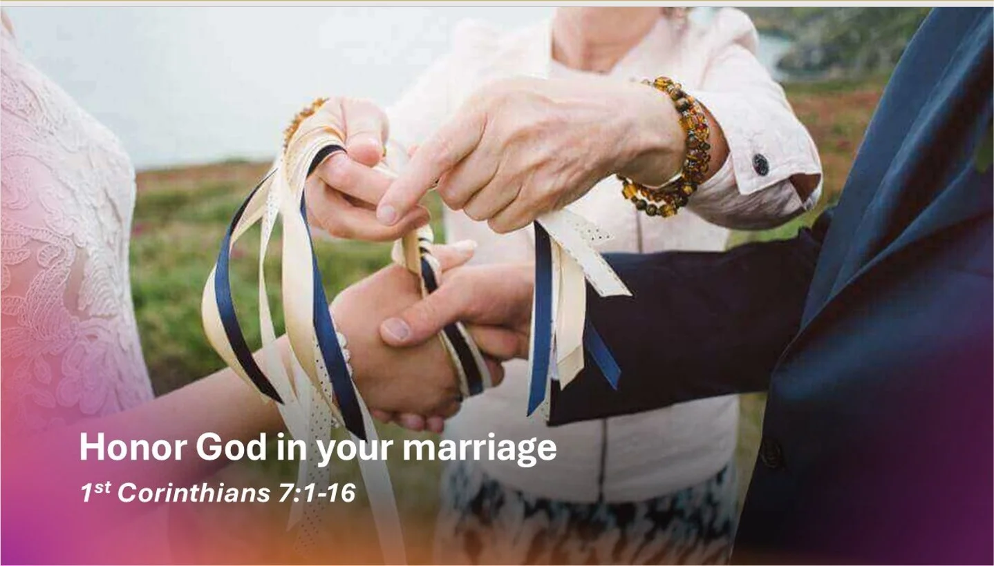 Honor God in Your Marriage