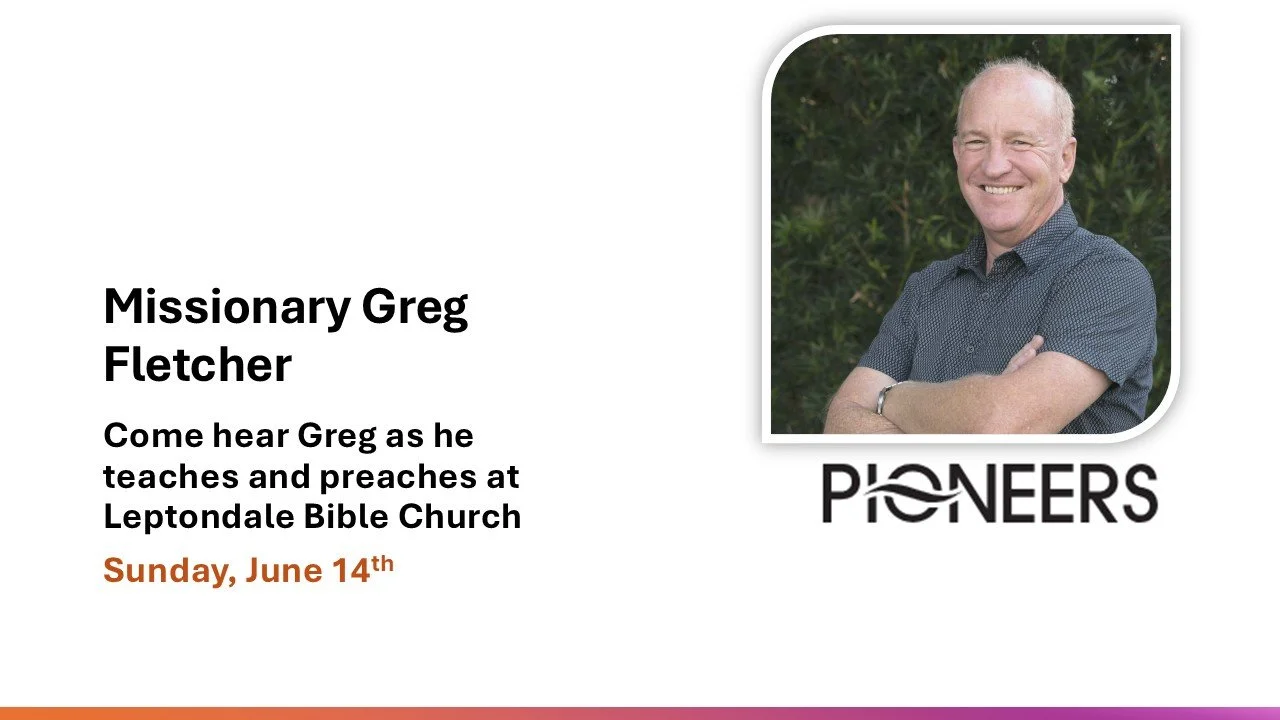 Missionary Guest Speaker