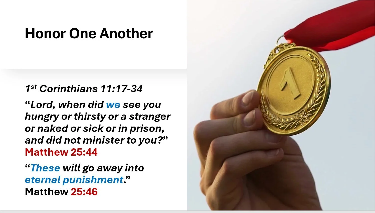 Honor One Another