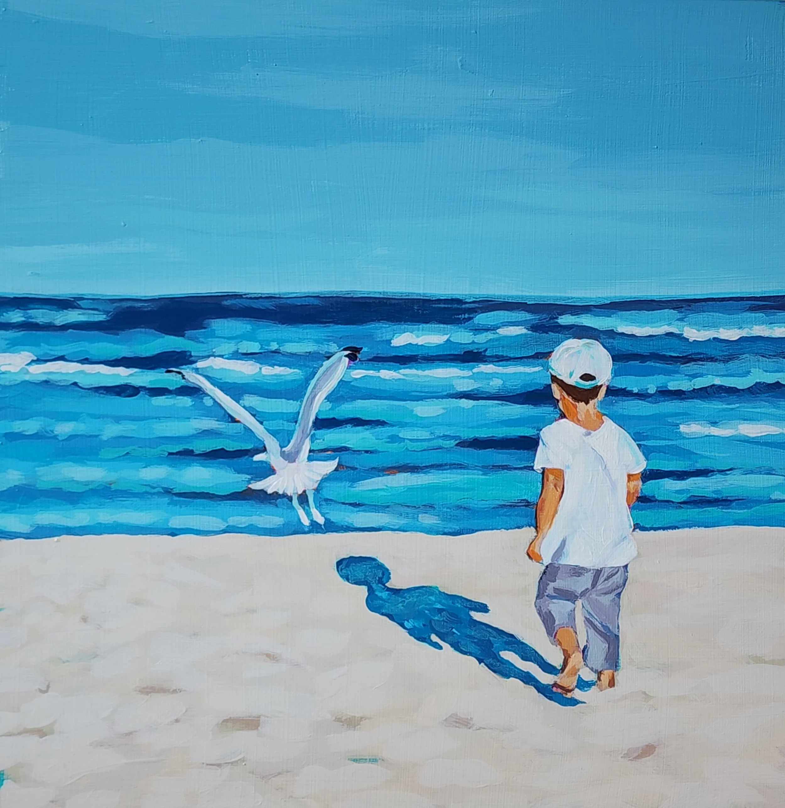 Beach Series - Boy and his Gull.jpg