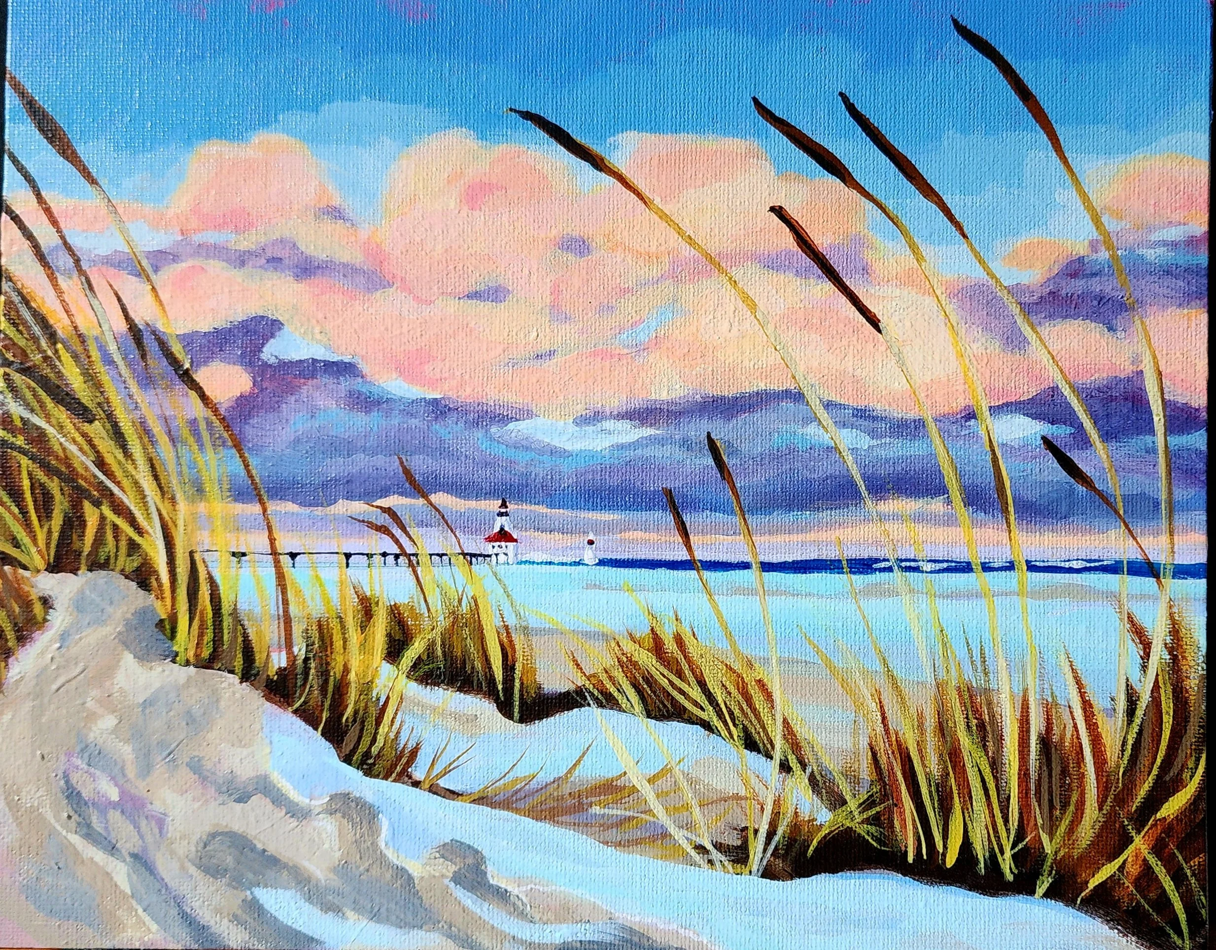 Winter in the Dunes - SOLD