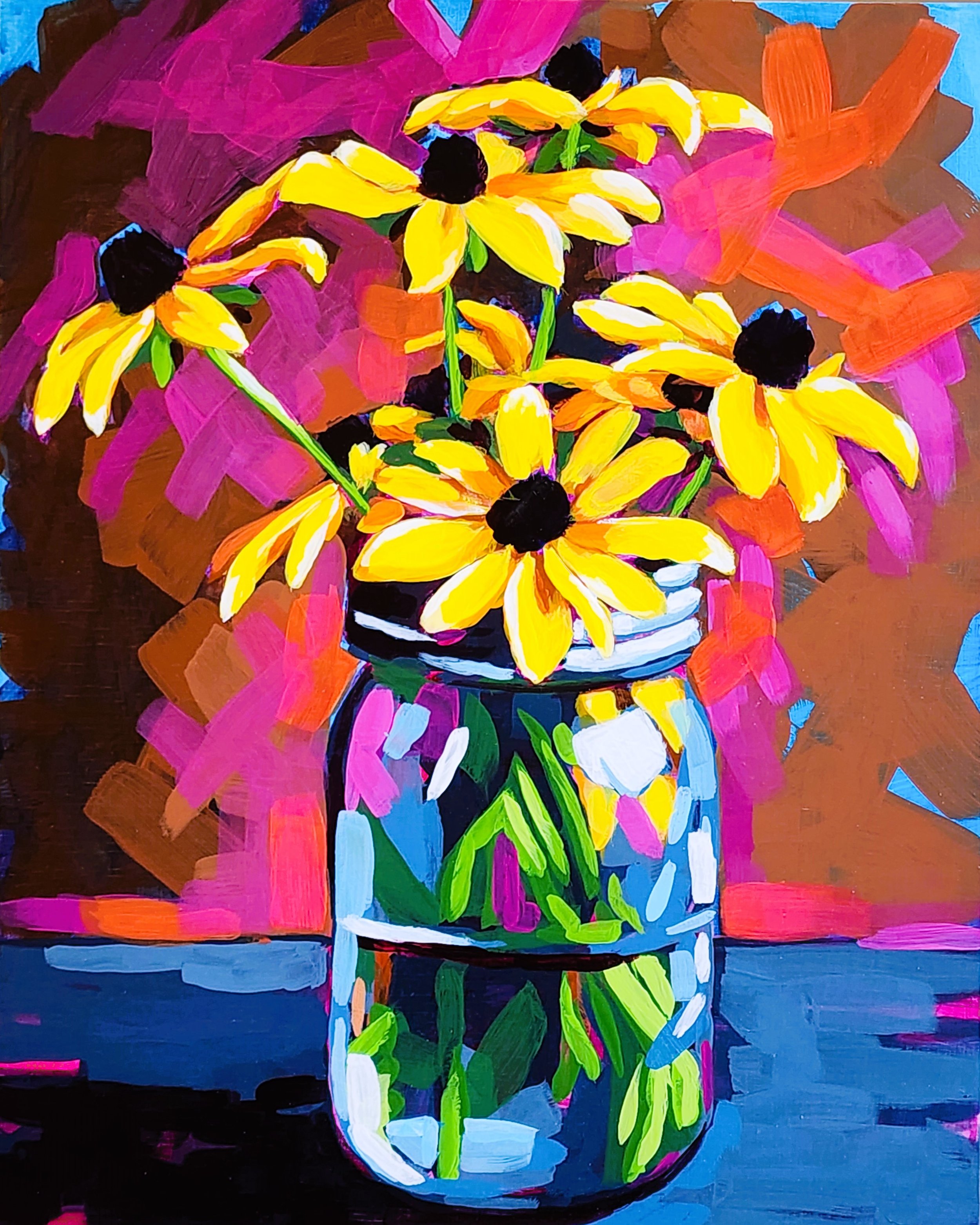 Black Eyed Susans - SOLD