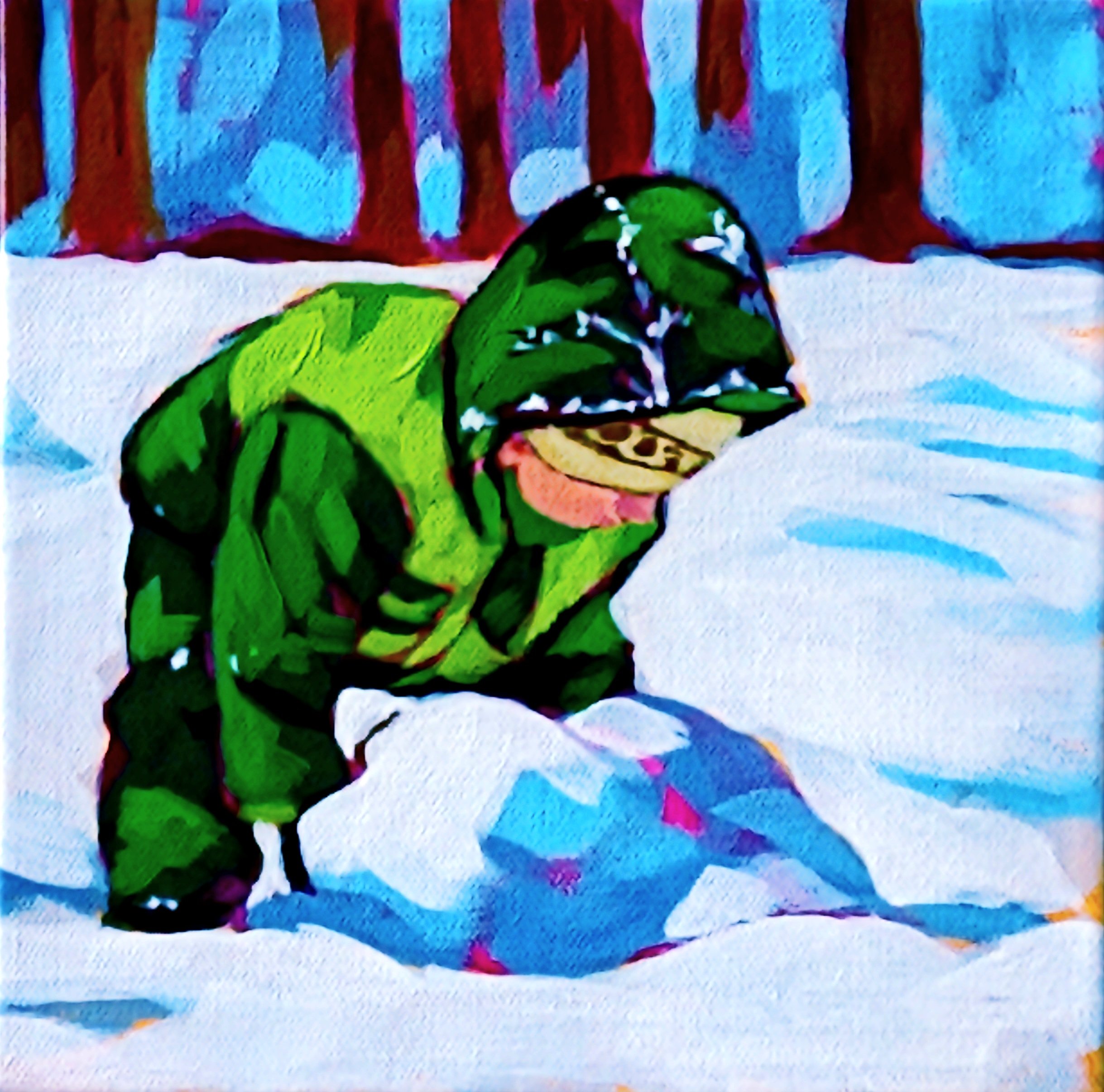 Small Child - Big Snow