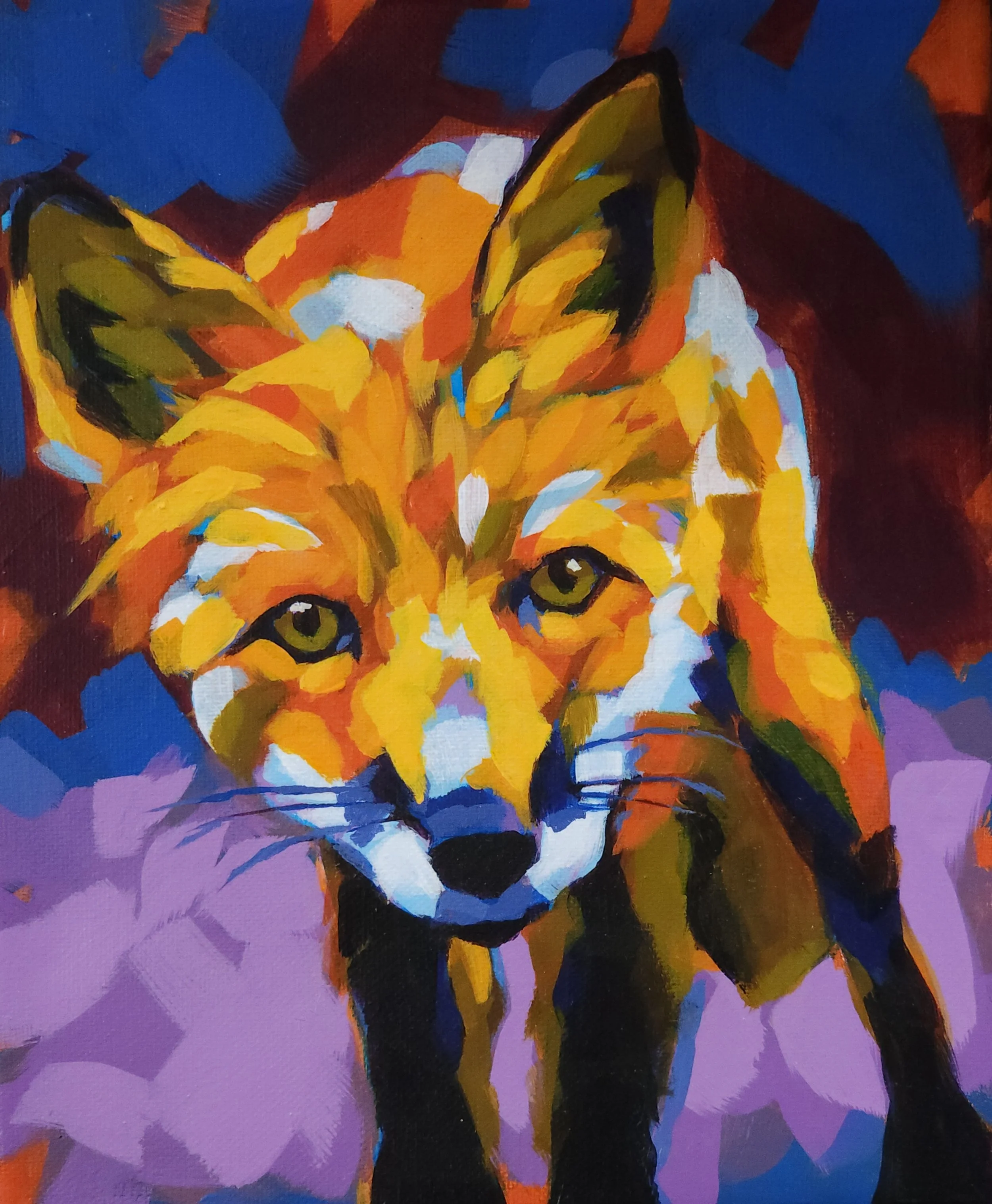 The Scarlet Shadow - Original Painting