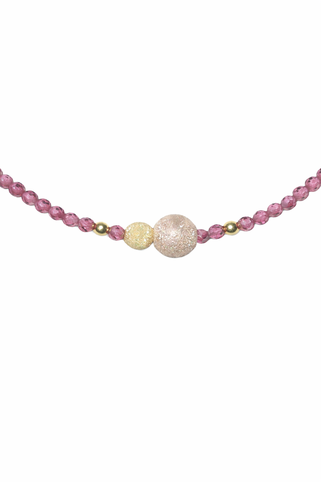 Aurelia Necklace in Plum