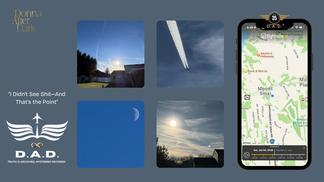 ✦ FIELD ENTRY: "I Didn’t See Shit—And That’s the Point"
