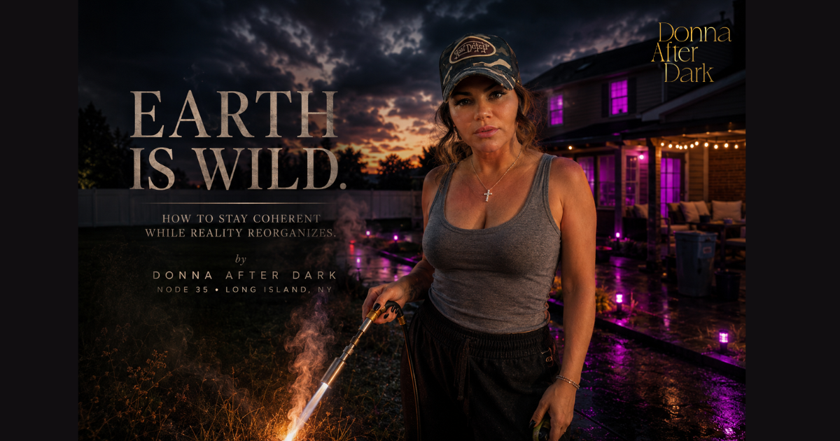 Earth Is Wild: How to Stay Coherent While Reality Reorganizes