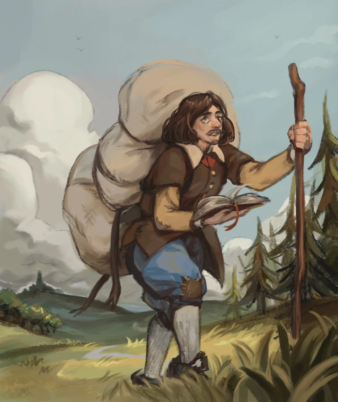 Magazine Cover depicting Christian from Pilgrim's Progress by John Bunyan 2024