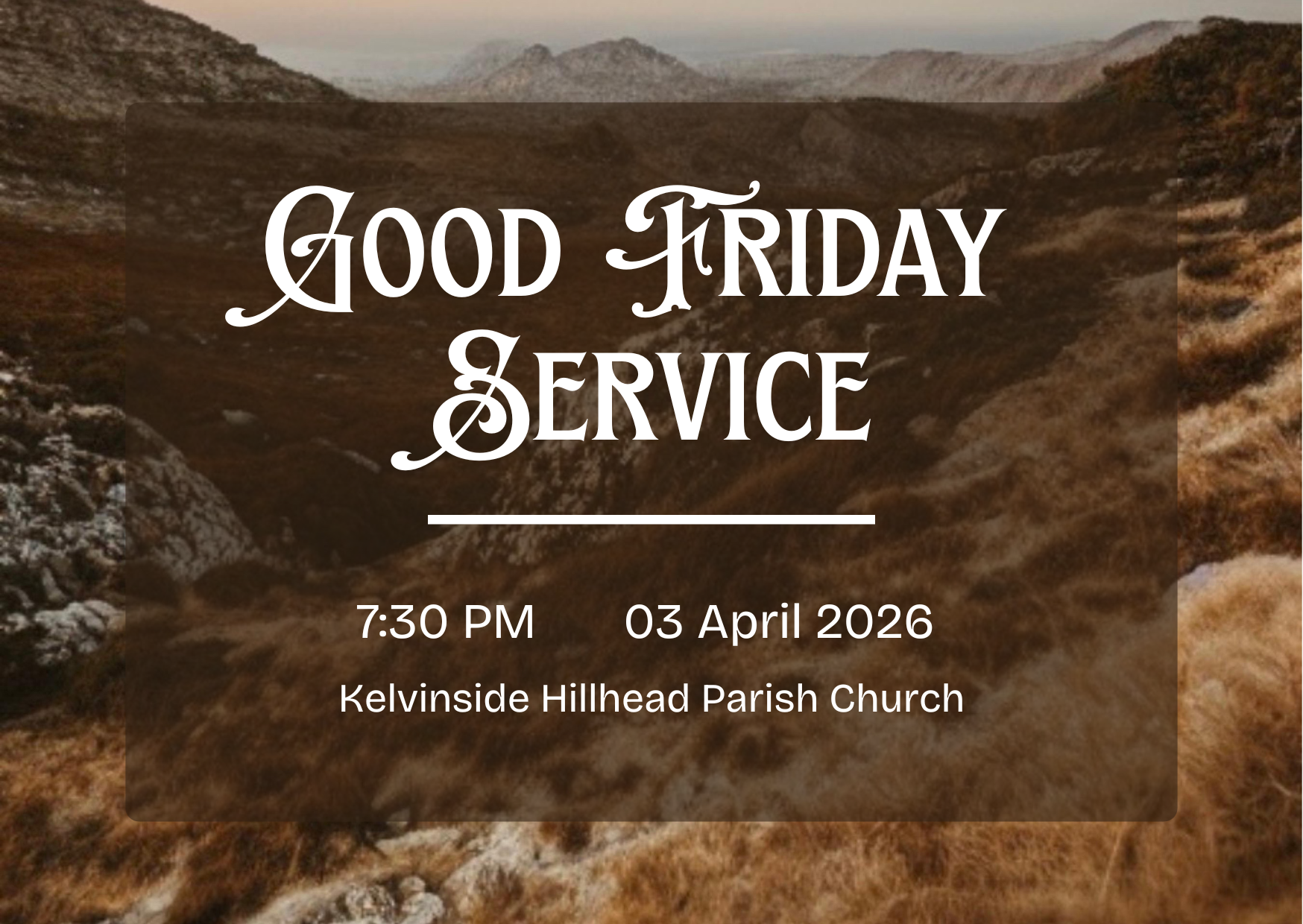 Good Friday Service