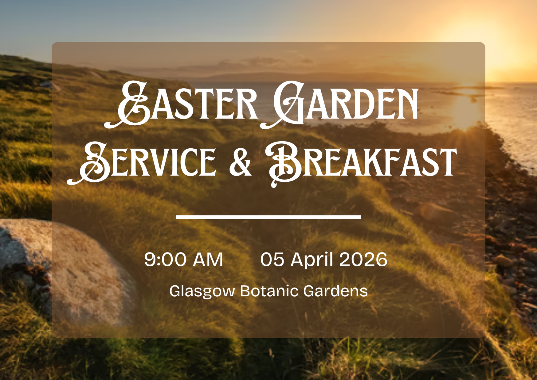 Easter Garden Service &amp; Breakfast