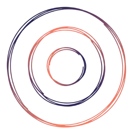 Marea Consulting brand illustration — concentric rings representing sustained marketing growth