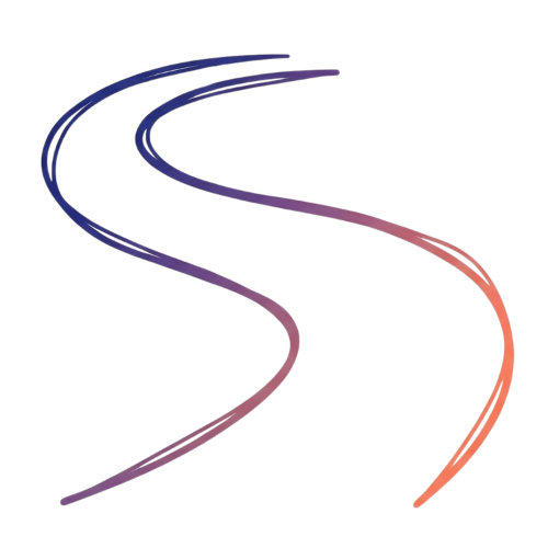 Marea Consulting brand illustration — meander representing strategic marketing direction