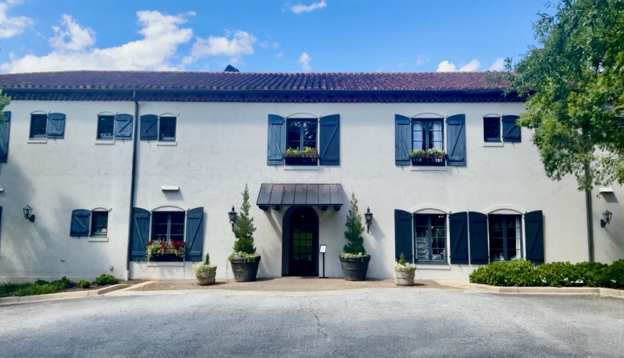 Hotel Domestique wedding venue near Asheville, North Carolina with mountain views