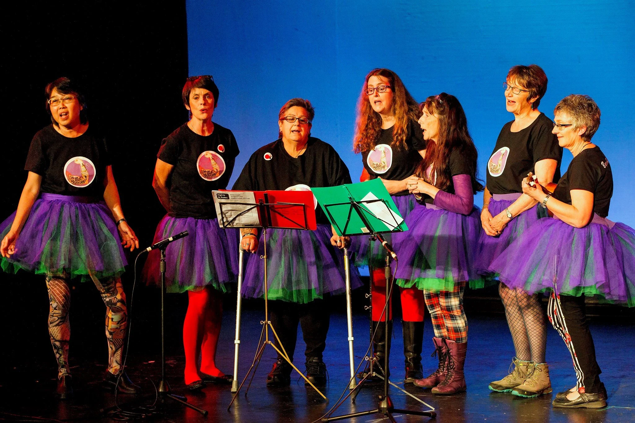 The Brazen Hussies perform at one of Many May Day Concerts MPR supported.