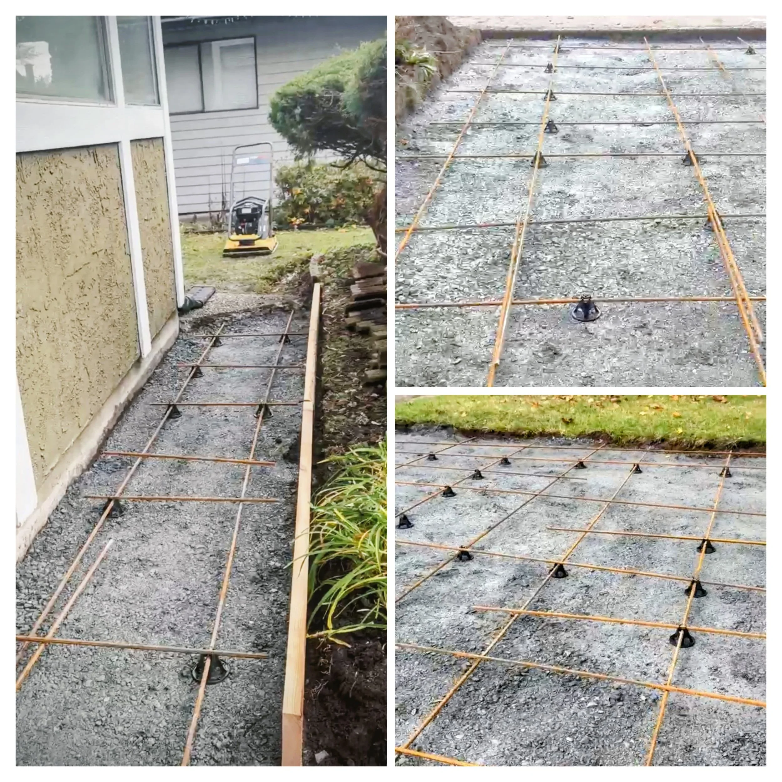 During / Demolition - Grading - Formwork - Rebar