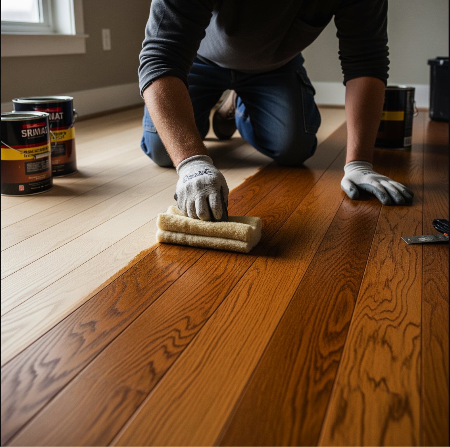 Interior and exterior painting and staining wood