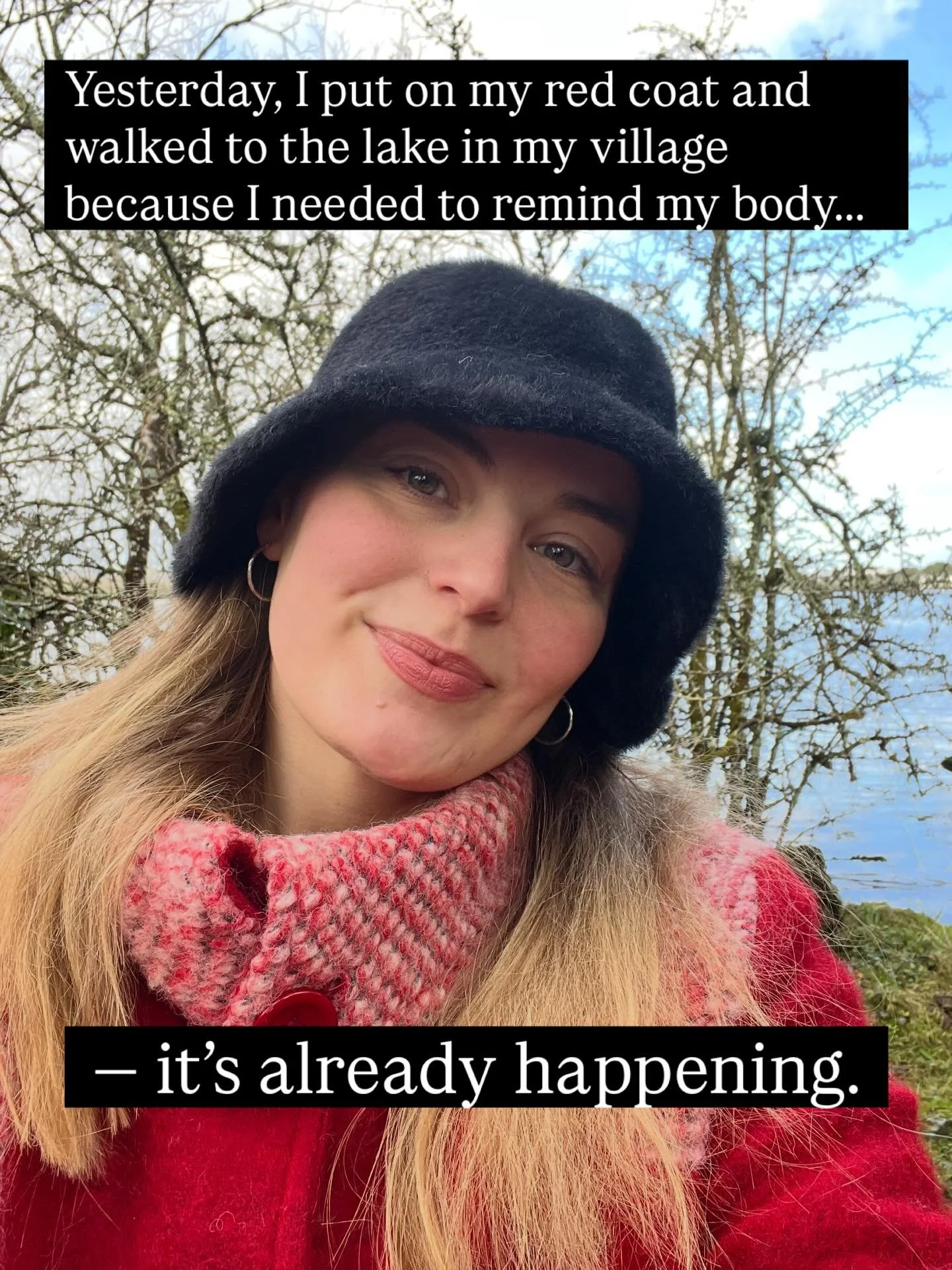 I learned the &ldquo;It&rsquo;s Happening Walk&rdquo; inside She Who Earns with my mentor Jade.

Not as a concept &mdash; but as a cellular practice.
Embodying the feeling before anything in your external reality confirms it.

And honestly? It&rsquo;