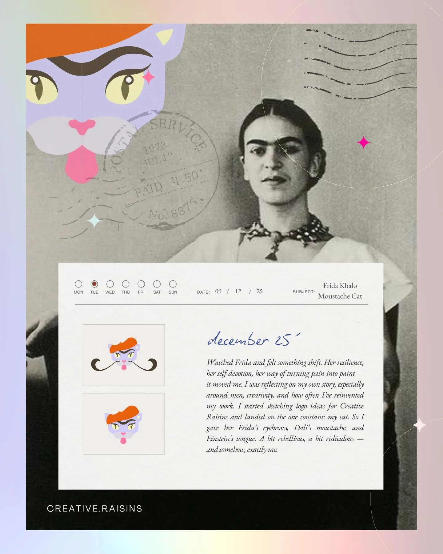 The Cat Came First.

In December 2025, I was still deep in it &mdash;
in the identity trenches, in some quiet rage,
in the ache of all the things that weren&rsquo;t me anymore.
And in that mess&hellip;
came a cat. 🐾
She wasn&rsquo;t quiet or gracefu