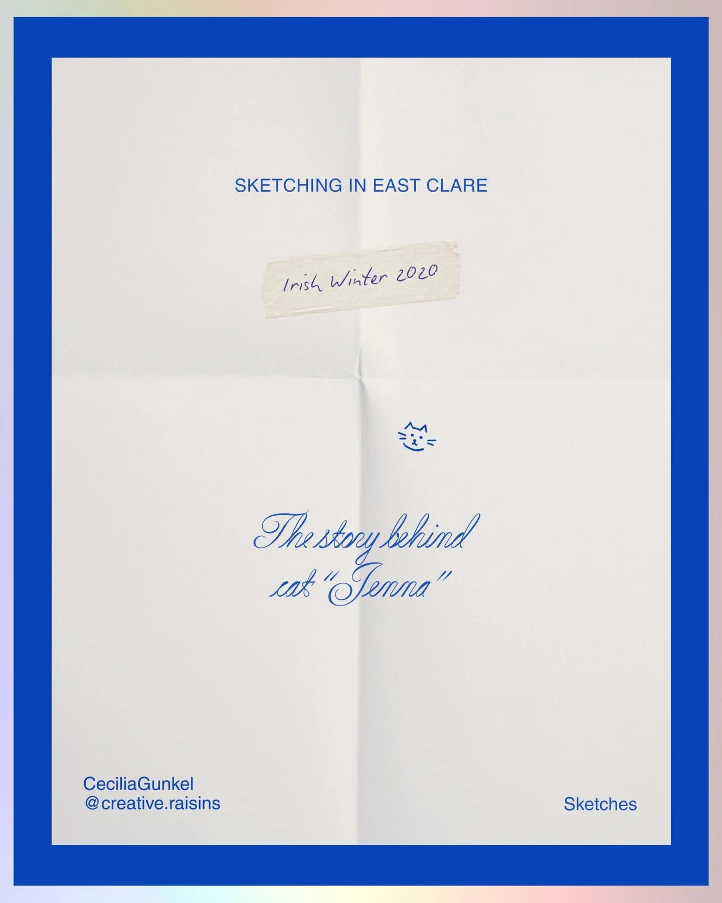 ✨ Jenna and the Cranberries

Sketch No. 2 from the visual diary that is slowly becoming my portfolio.

In the heart of a rainy Irish winter evening in 2020, I sat across from Jenna the cat at Glebe House, the fire crackling, a chorus of women on RT&E