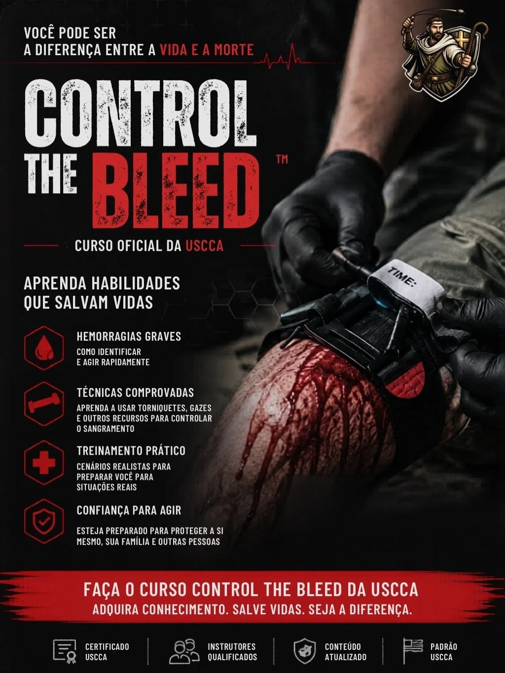 CONTROLE O SANGRAMENTO