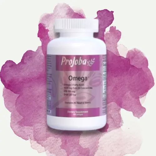 Bottle of Probio Omega supplement for brain brain health.