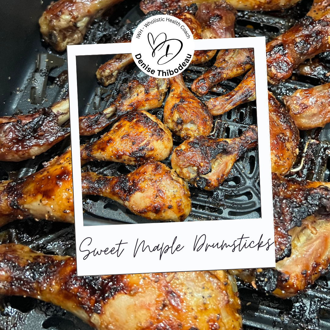 Sweet Maple Drumsticks or Wings