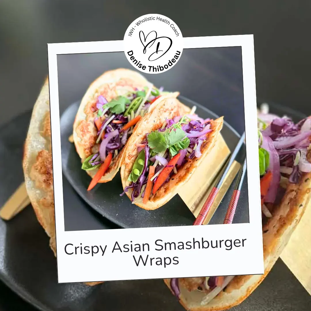 Crispy Asian Smashburger Wraps