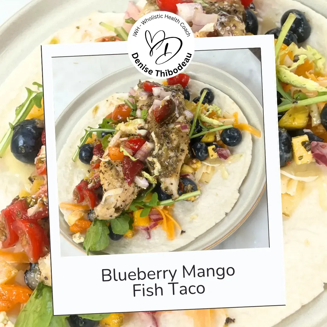 Blueberry Mango Salsa Fish Tacos