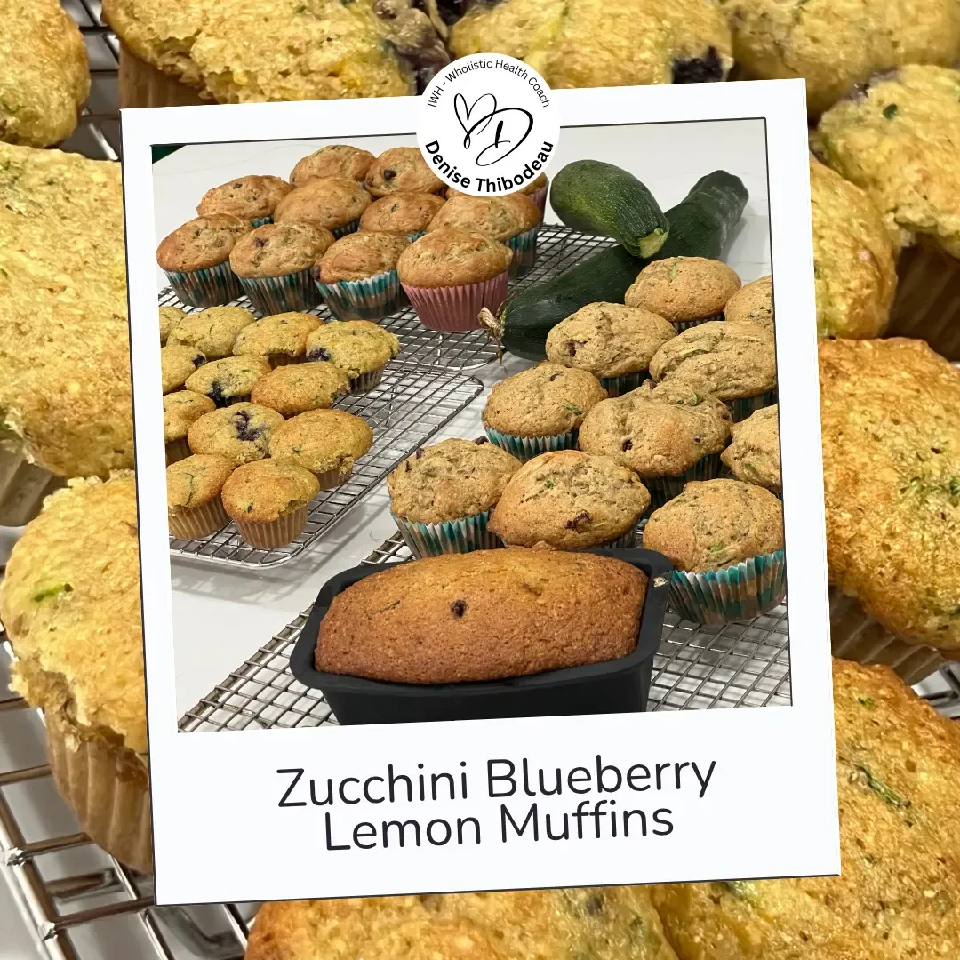 Zucchini Blueberry Lemon Muffins