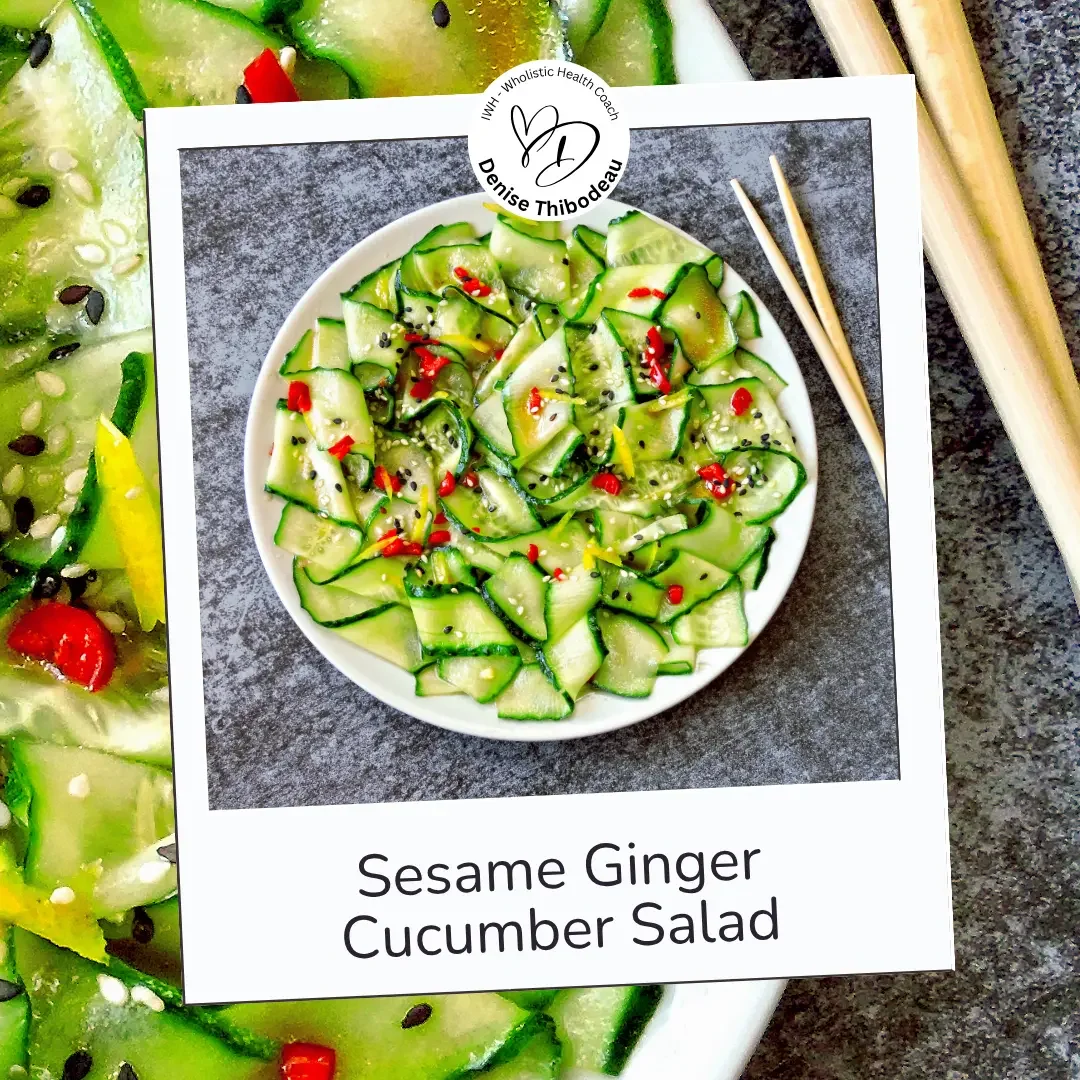 Sesame Ginger Cucumber Salad