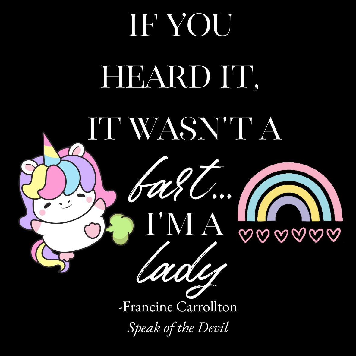 Sticker - If you heard it...Speak of the Devil