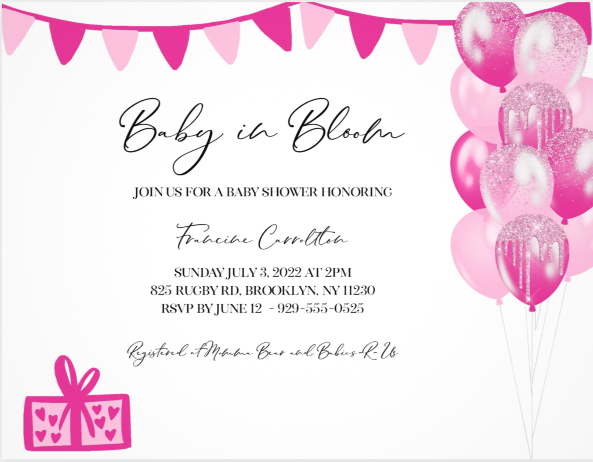 Baby shower invite Collector card front.png