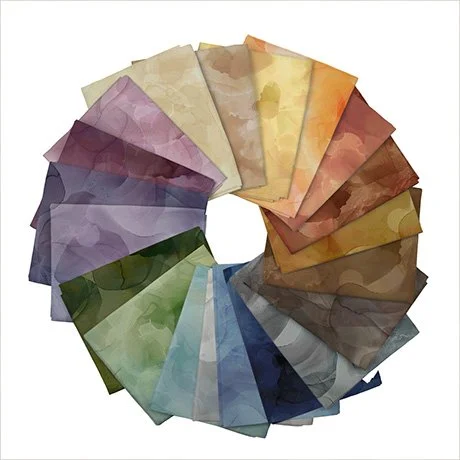 QT Fabrics Aura Breeze 20 Piece Fat Quarter Bundle - Premium Quilting Cotton