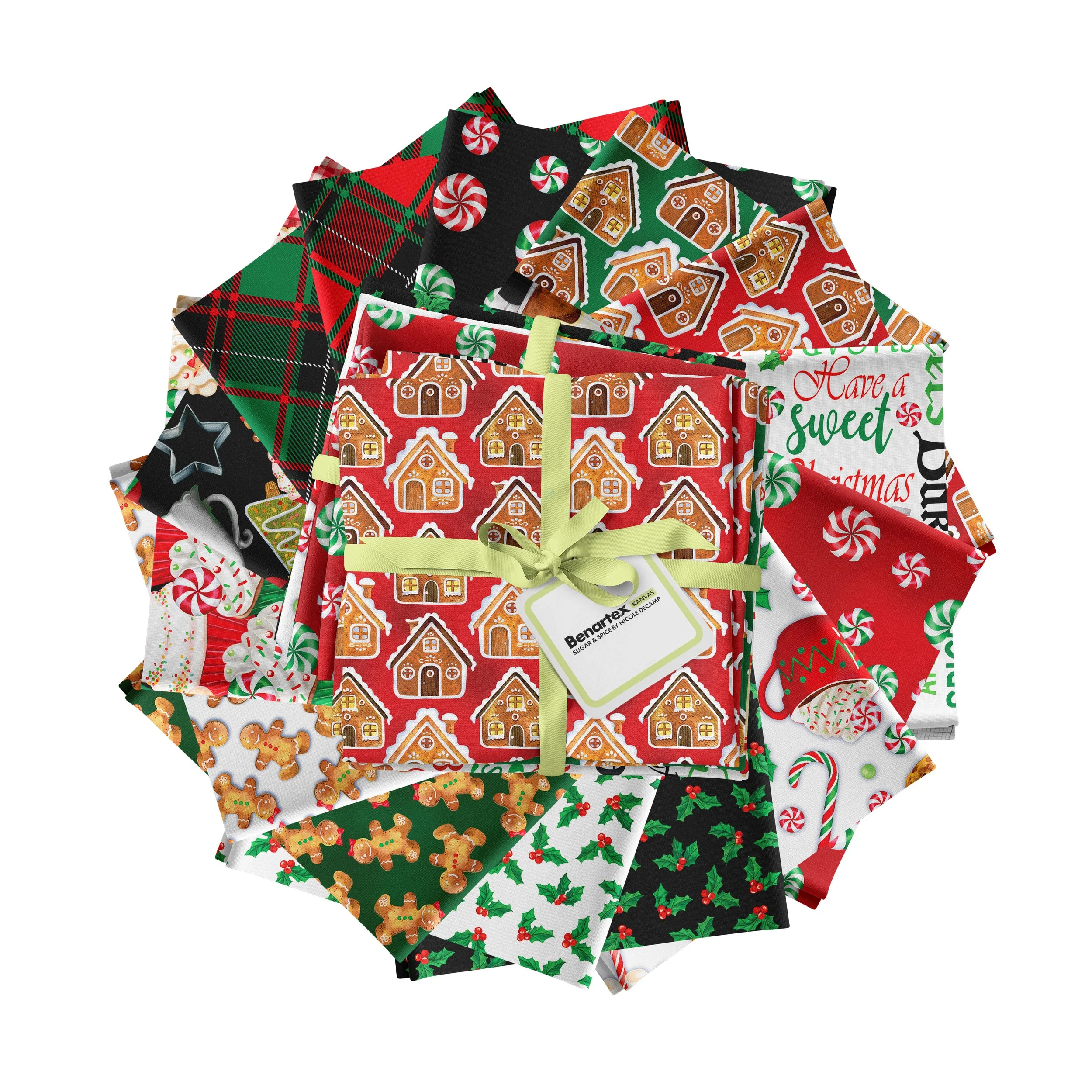 Sugar & Spice- By Nicole Decamp-Benartex- 14 Fat Quarter Bundle