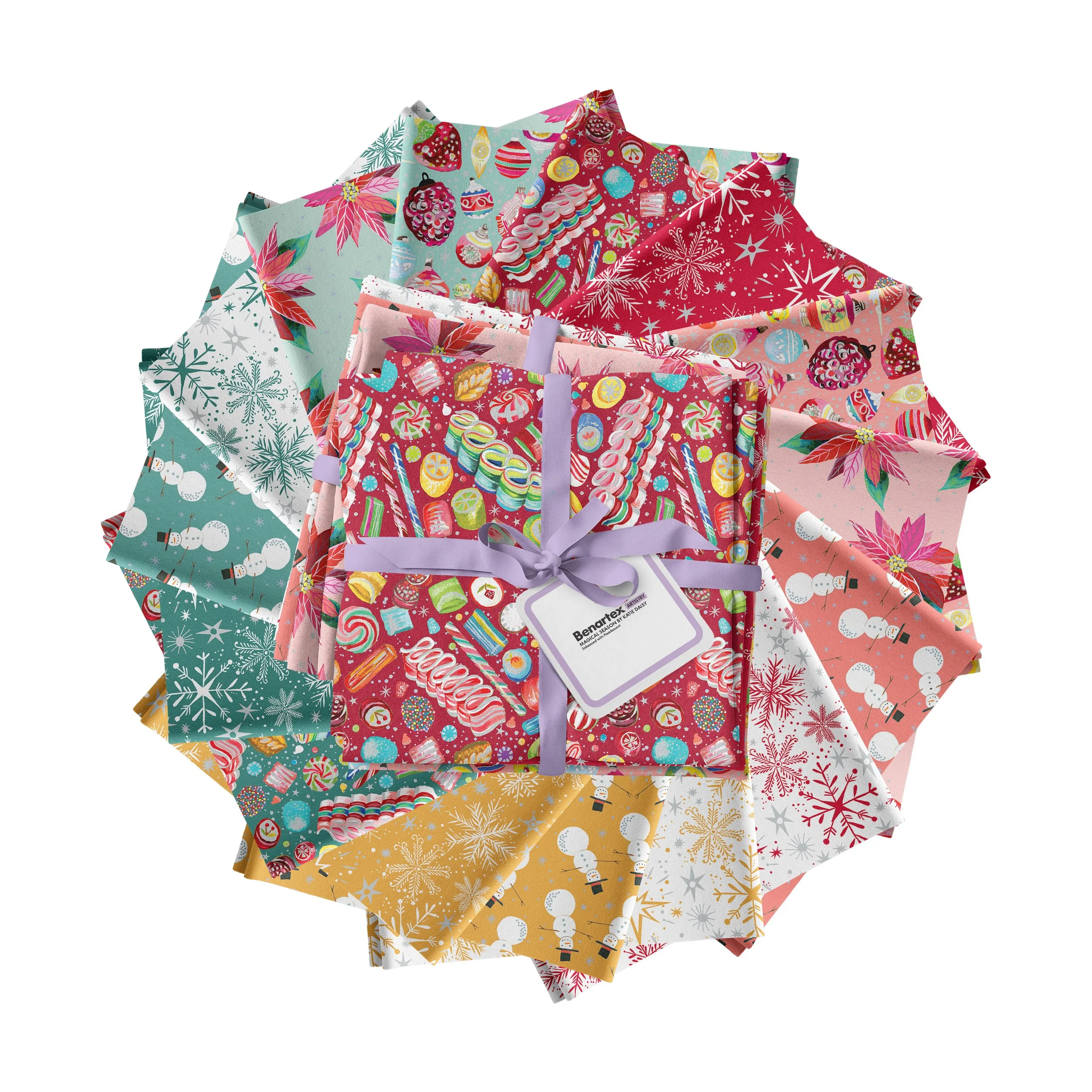 Magical Season By Katie Daisy for Benartex Artistry-16 Fat Quarter Bundle