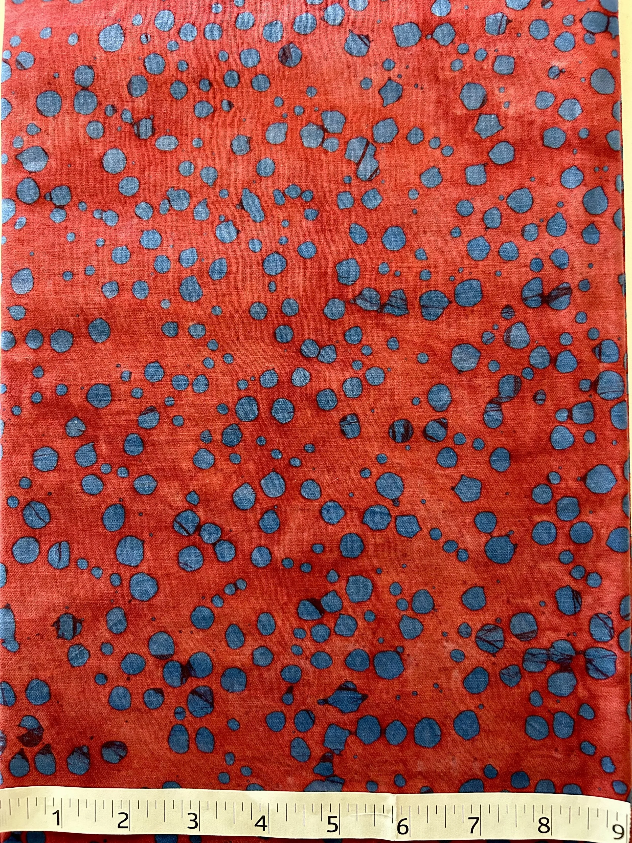 Batik-Red/Blue Dots