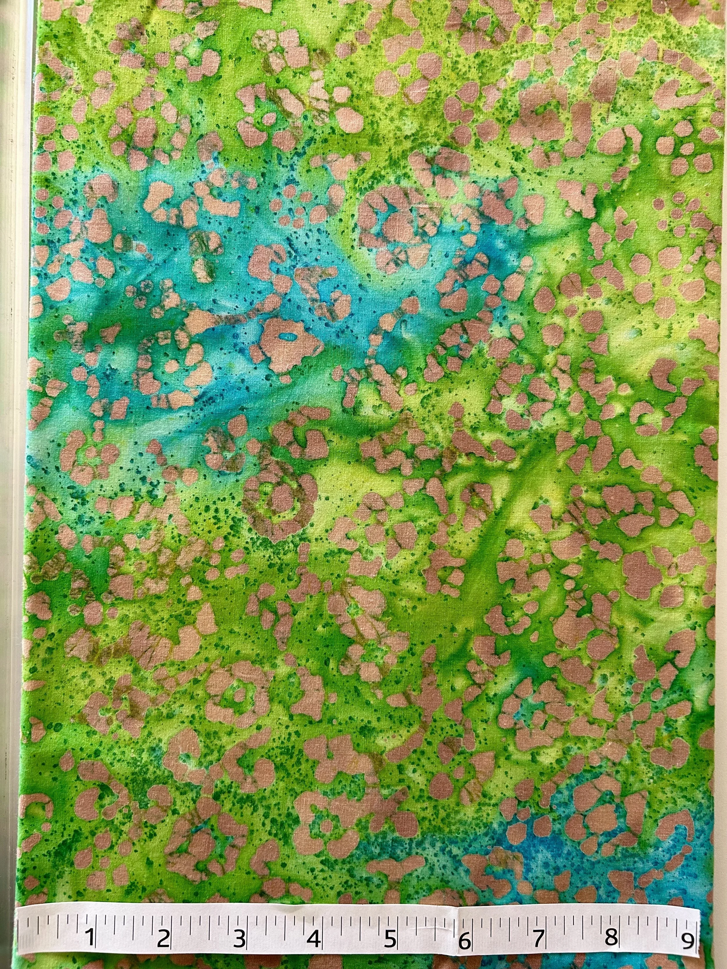 Batik-Green/Turquoise Geo