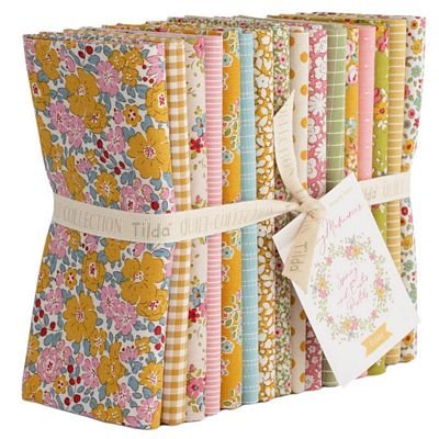 Tilda Creating Memories Spring Fat Quarter Bundle (16 Precut Fabrics)