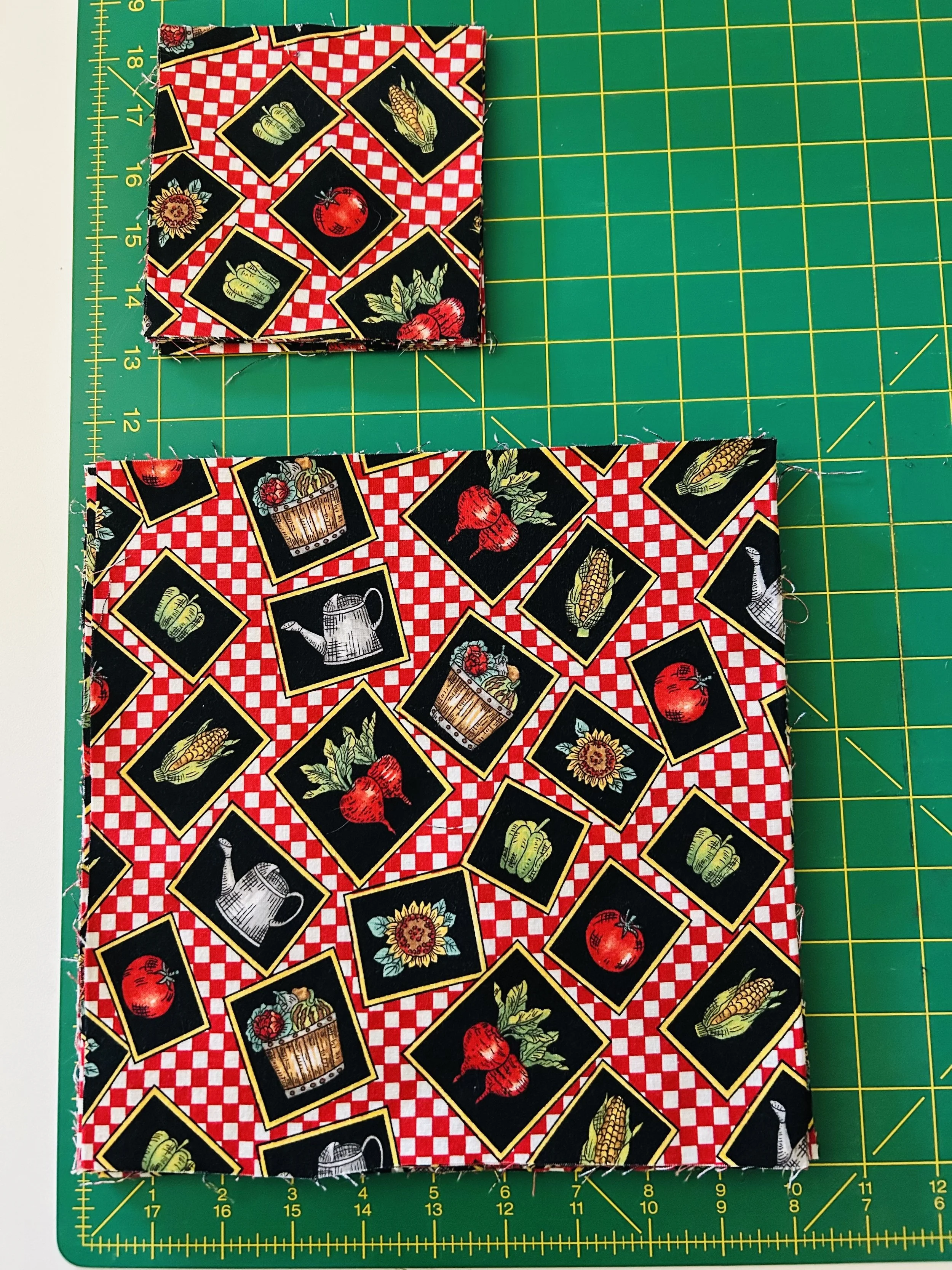"Vegetable Garden" Pre-Cut Squares