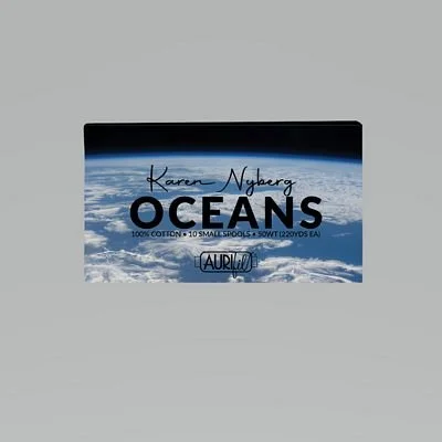 Aurifil Karen Nyberg Earth Views: Oceans Thread Set (5 Small Spools)