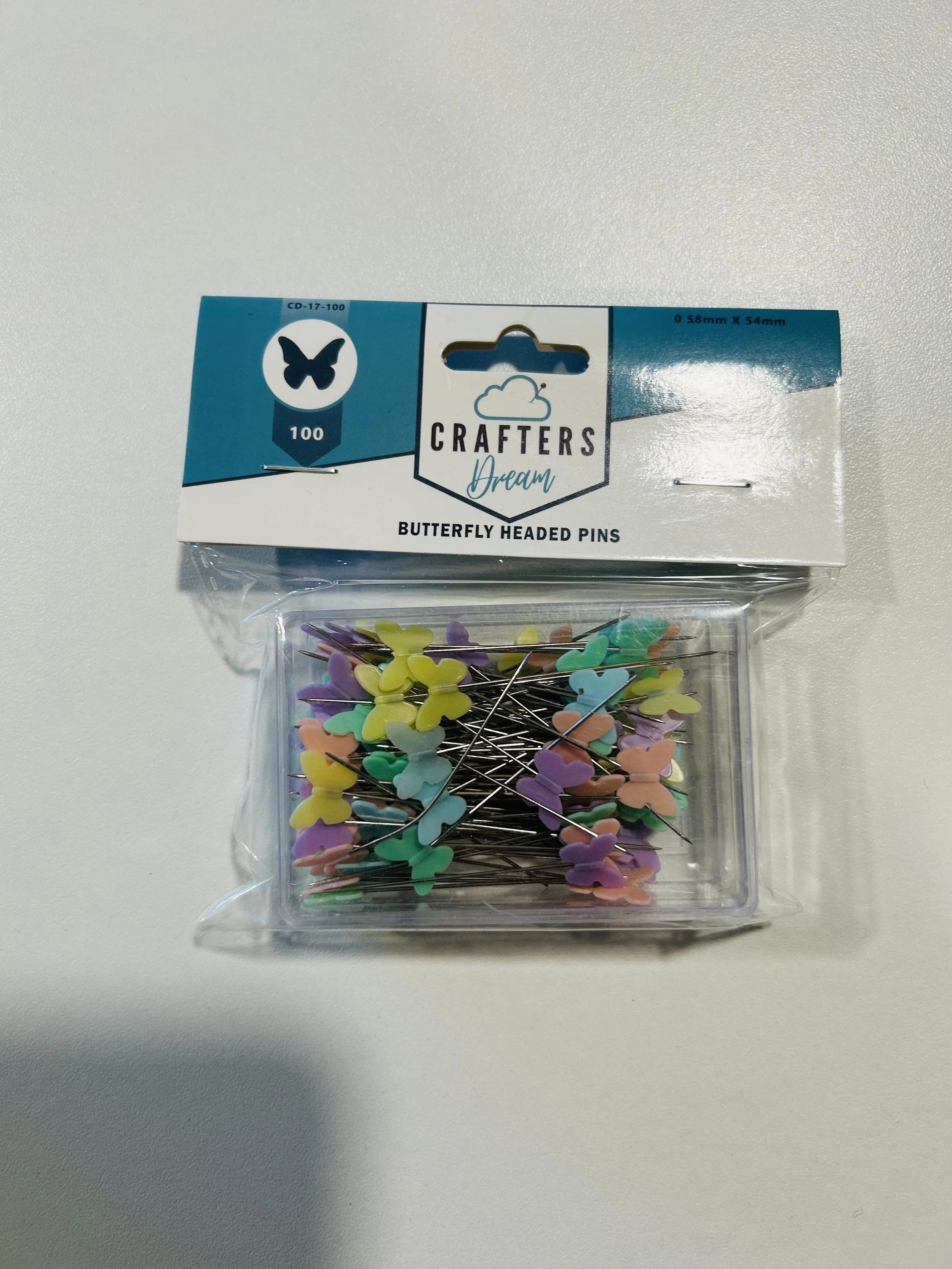 Crafters Dream Butterfly Headed Pins
