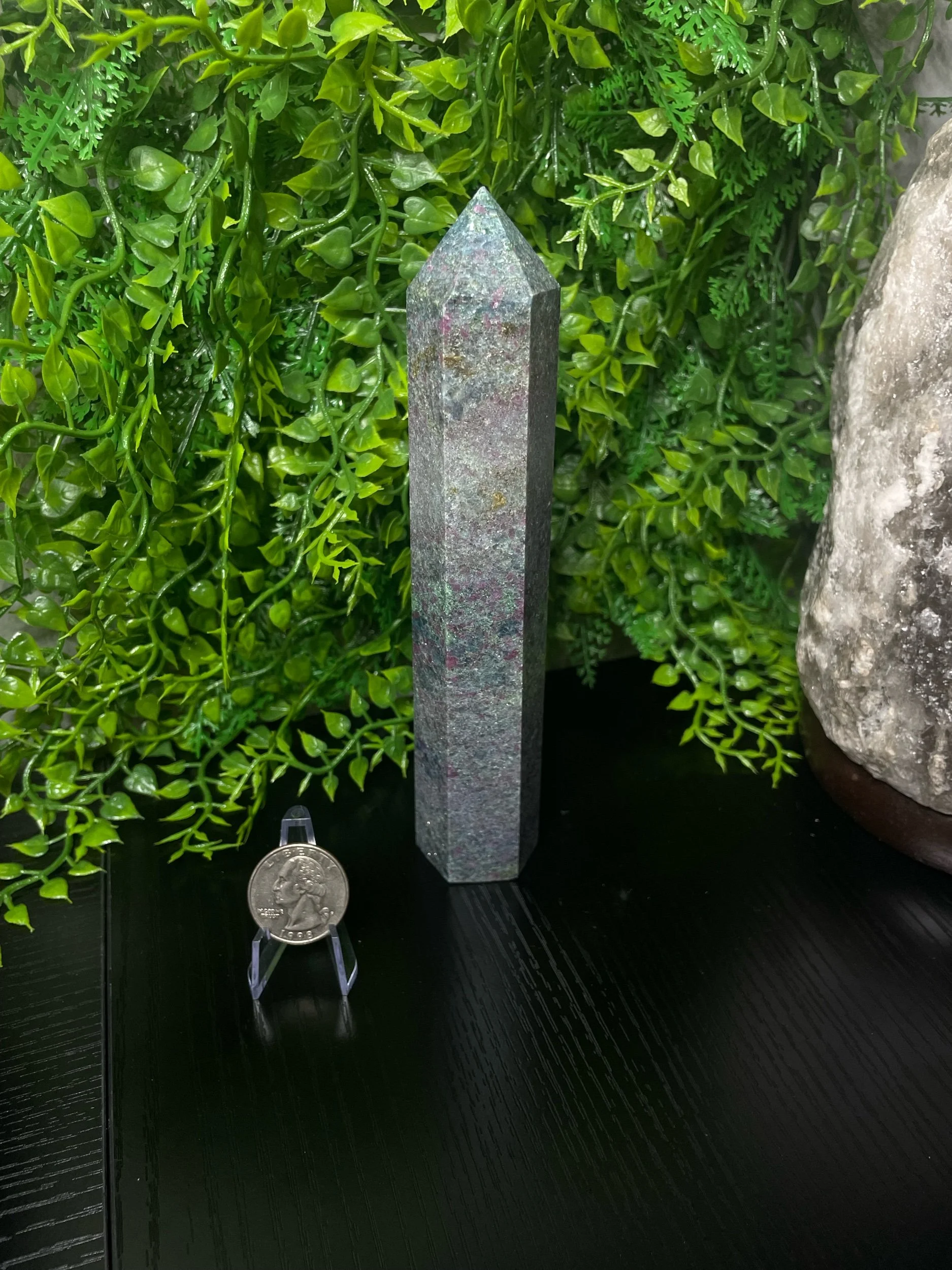 Kyanite and Ruby Tower