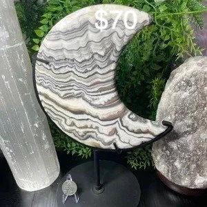 Earth‑grown minerals, moon‑inspired design. Shop now at crystalcovesp.com or Comment to claim! Get 10% OFF using code GET10 on my website!