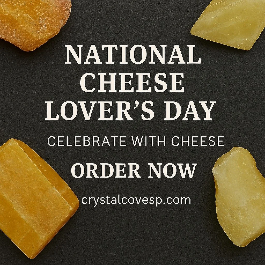 &ldquo;Golden Calcite or Gouda?
Either way, it&rsquo;s rich, radiant, and totally crave-worthy.&rdquo;
Order Calcite today at crystalcovesp.com Low Stock!