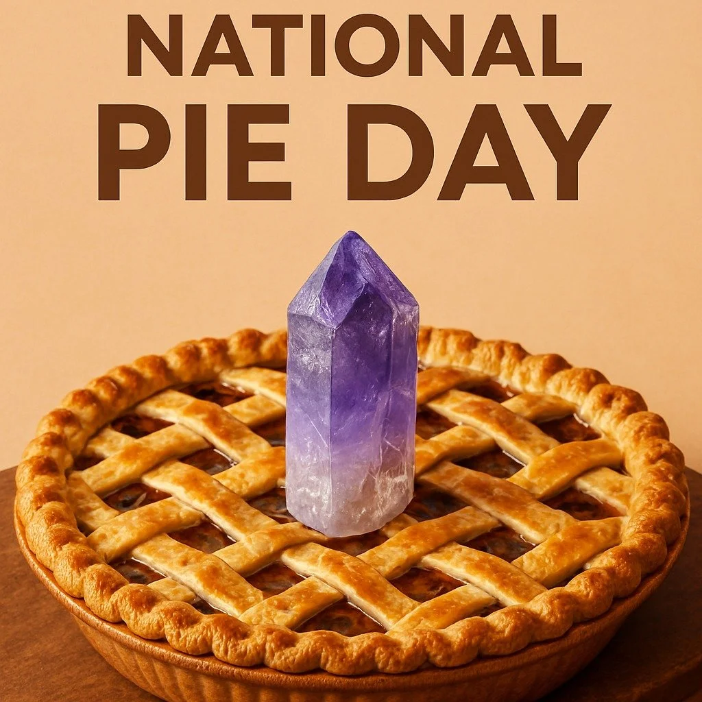 A slice of sweetness, a sprinkle of magic. Celebrate National Pie Day with pie‑perfect crystals from CrystalCoveSP.com Use Code GET10 for 10% OFF #crystals #viralnow #trending #FYP #hiddengems #vibes
