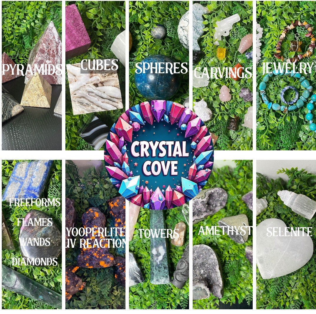 Take a Look! Everything is available on my website! crystalcovesp.com if you want to catch a live show click the thinks in my bio for WhatNot or Palmstreet! Don't forget to bookmark shows! Send me a message if you see something you have your eye one!