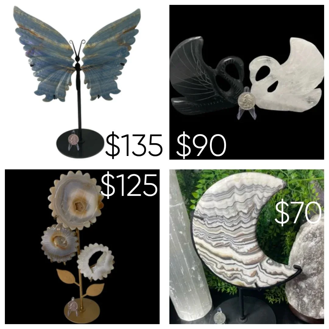 Go Big! Some of my most expensive pieces! Get these for your special someone! Get 10% OFF with Code: GET10 at crystalcovesp.com #crystals #viralnow #trending #FYP #hiddengems #vibes