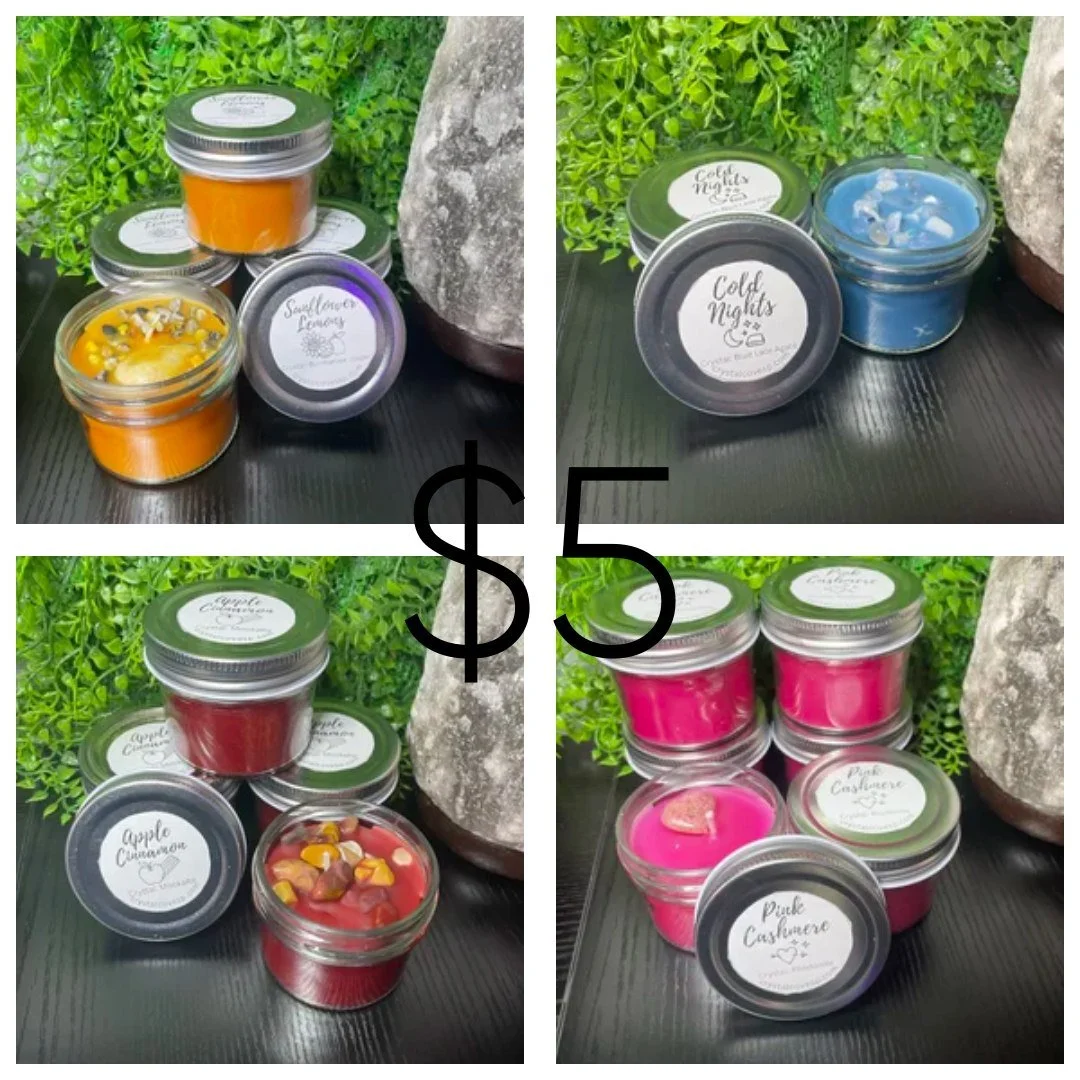 Valentines Day is right around the corner! Snag a $5 candle today! crystalcovesp.com #crystals #viralnow #trending #FYP #hiddengems #vibes