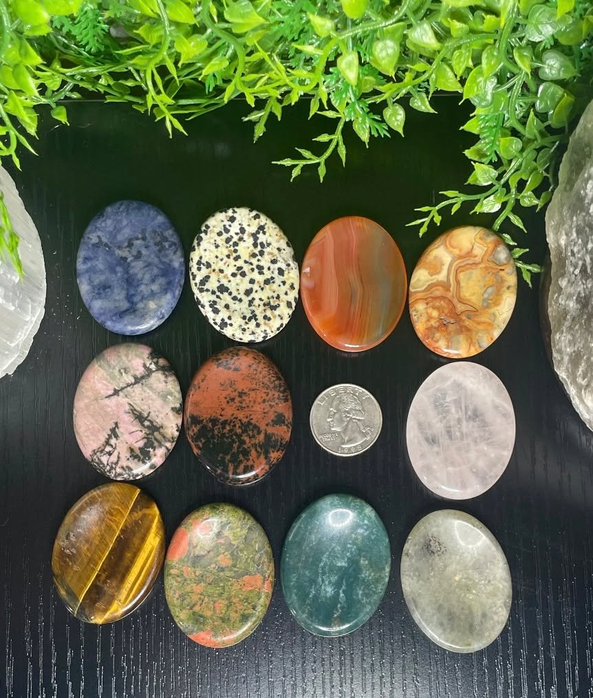 💛 Worry Stone Wednesday Only $5 Each! Smooth, soothing, pocket‑ready comfort. Grab your favorite worry stones for just $5 today at CrystalCoveSP.com Shop From a Small Business! #WorryStoneWednesday #WorryStones #CrystalCoveSP #CrystalSale #FiveDolla