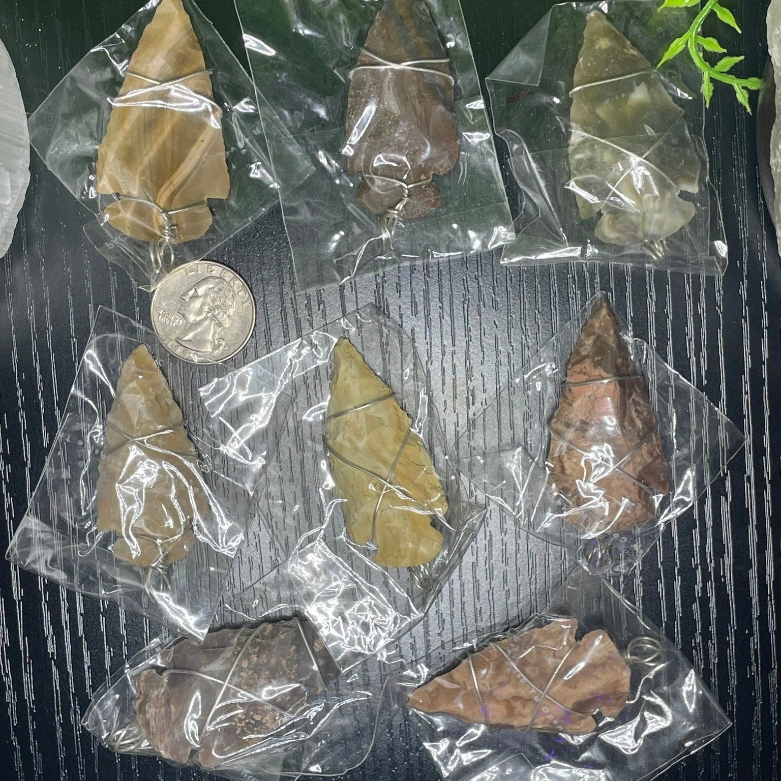 New Wrapped Arrow Head In! Get yours today for just $3! Claim in Comment or Message me! Watch out for live shows over on Whatnot! #crystal #communitysupport #ohio #vendorswanted #vendor #crystalshop